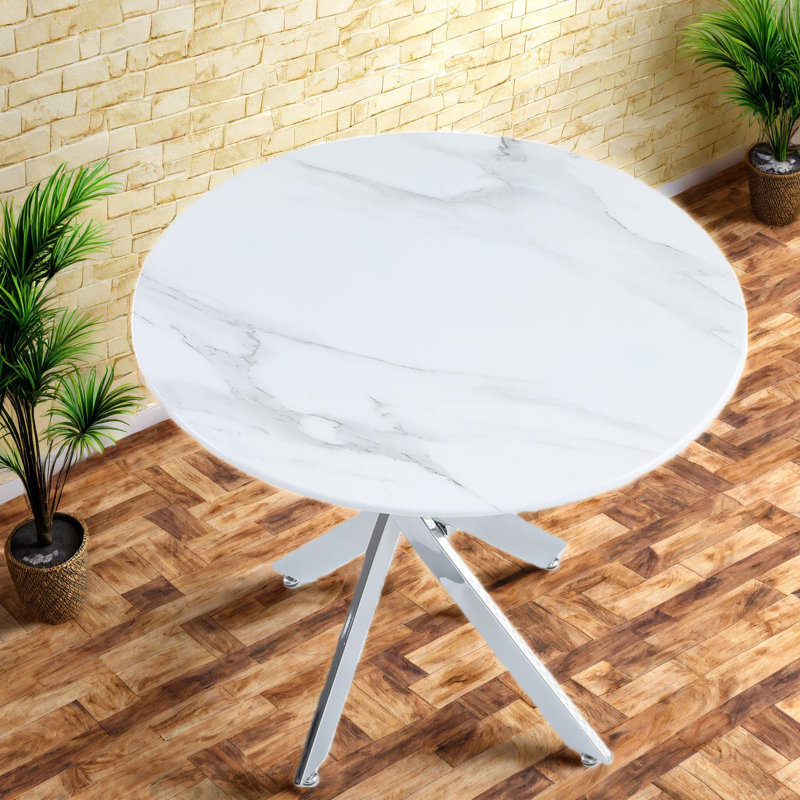 Tables de salle à manger modernes (table seulement, pas de chaises, avec plateau et pieds)