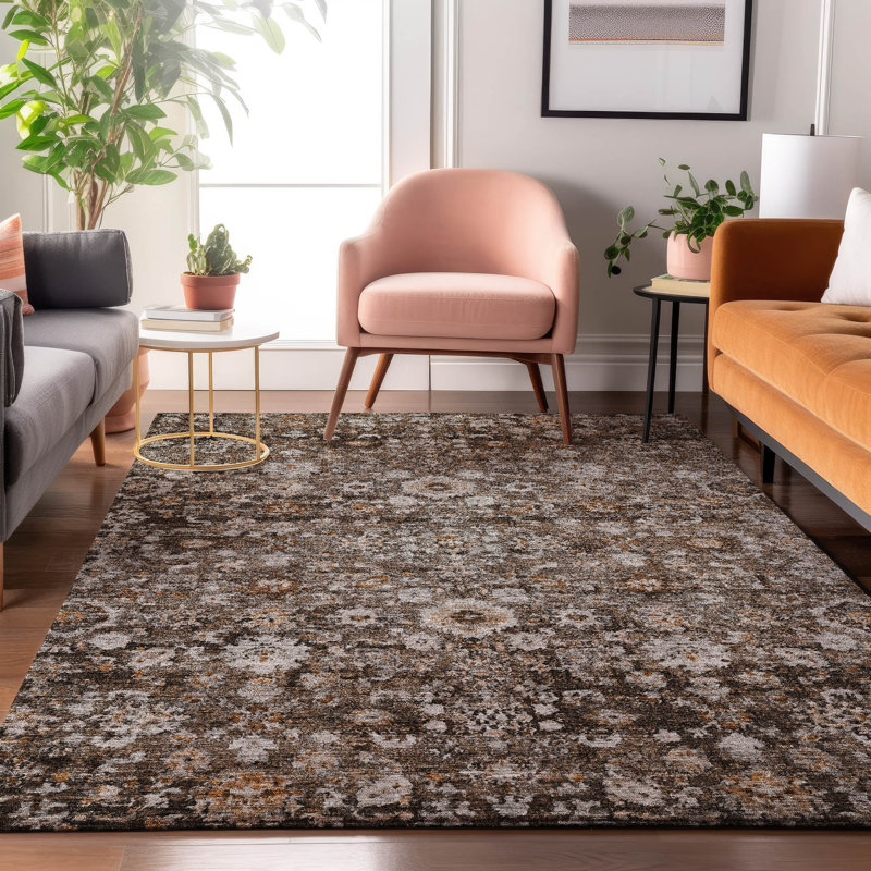 Premium Machine Washable Cerrito Fudge Rug, Rectangle 8' x 10'