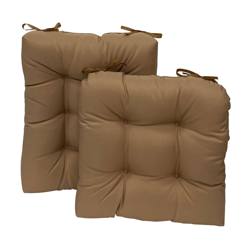 Indoor/Outdoor Seat/Back Cushion, Tan