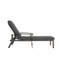 Chaise longue en fonte d'aluminium avec fabrication durable, dossier réglable et roulettes lisses pour un confort ultime-988217908