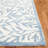 Iqarar Hand Tufted Wool/Cotton Floral Rug in Blue/Ivory-815930855