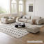 Coussin modulaire 100% polyester crème-1523082908-1523082906