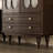 Dark-coffee Solid Wood + Glass Display Cases