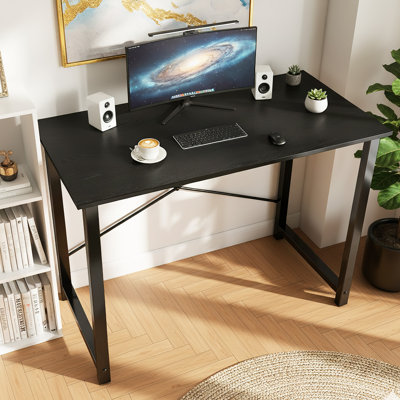 40 Inch Metal Base Writing Desk