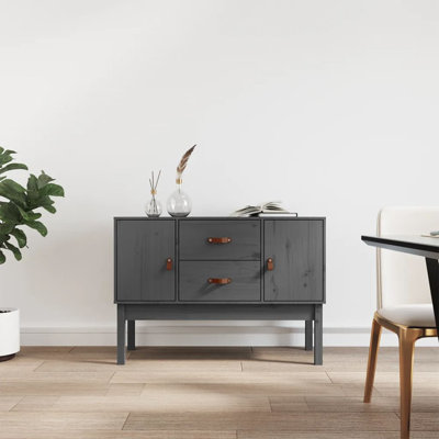 Mashaun 110cm Solid Wood Sideboard