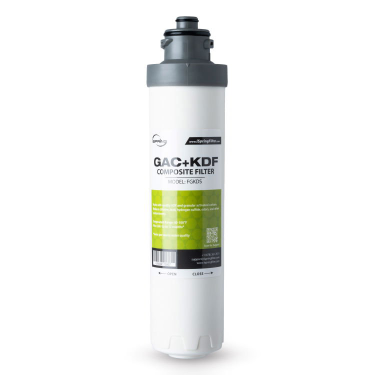 iSpring FGKDS, 2e étape, filtre de remplacement composé KDA + GAC pour DS4B et DS4S