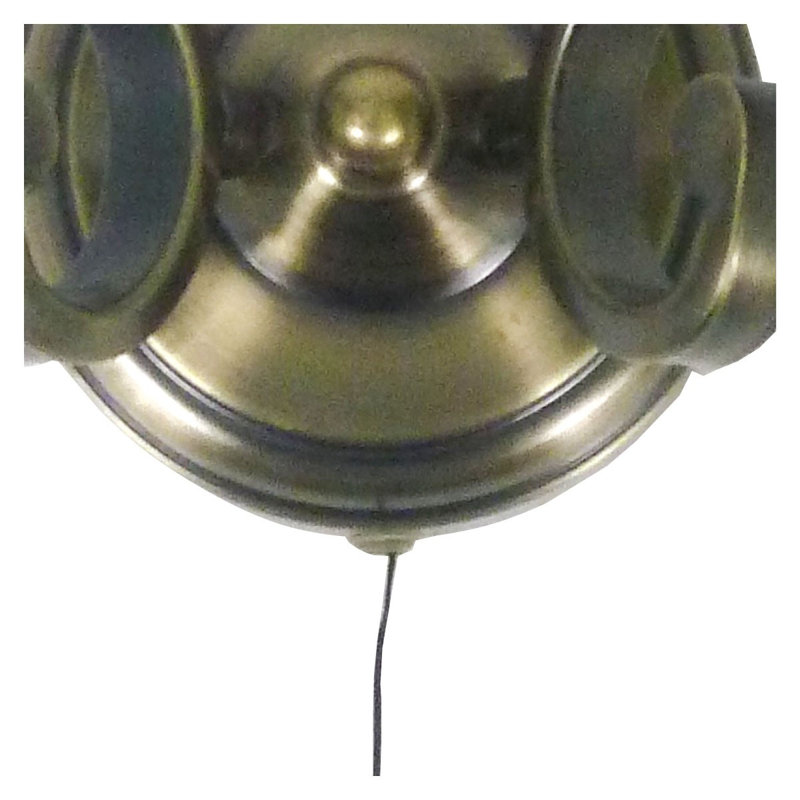 Bergen Candle Wall Light, Antique Brass