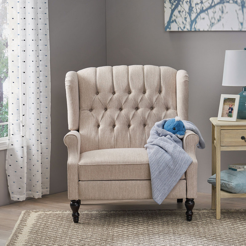 Fauteuil inclinable à un et demi siège, Beige