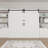 Panelled Barn Door with Soft Closing Installation Hardware Kit-98105492