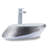 Vitreous China Oval Vessel Bathroom Sink -49277004