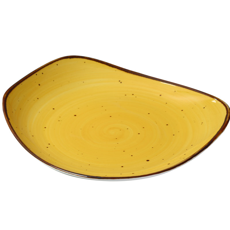 Assiette à salade 8 "Lyon, Jaune