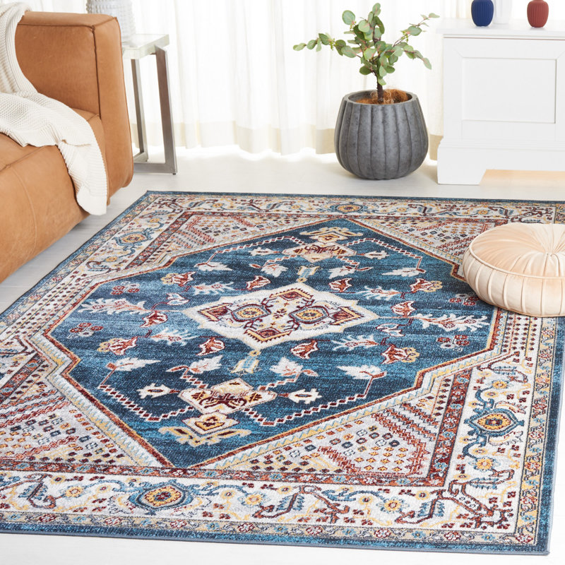 Bayside Performance Machine Washable Oriental Rug, Rectangle 5'3" x 7'6"