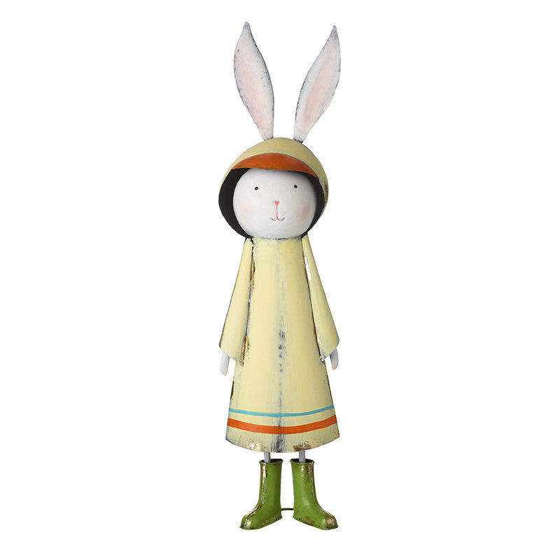 Standing Rabbit In Yellow Coat
