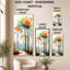«Green Orange Color Splash Forest Path I», décoration murale verte Moody, impressions encadrées sereines-938711017-938711021