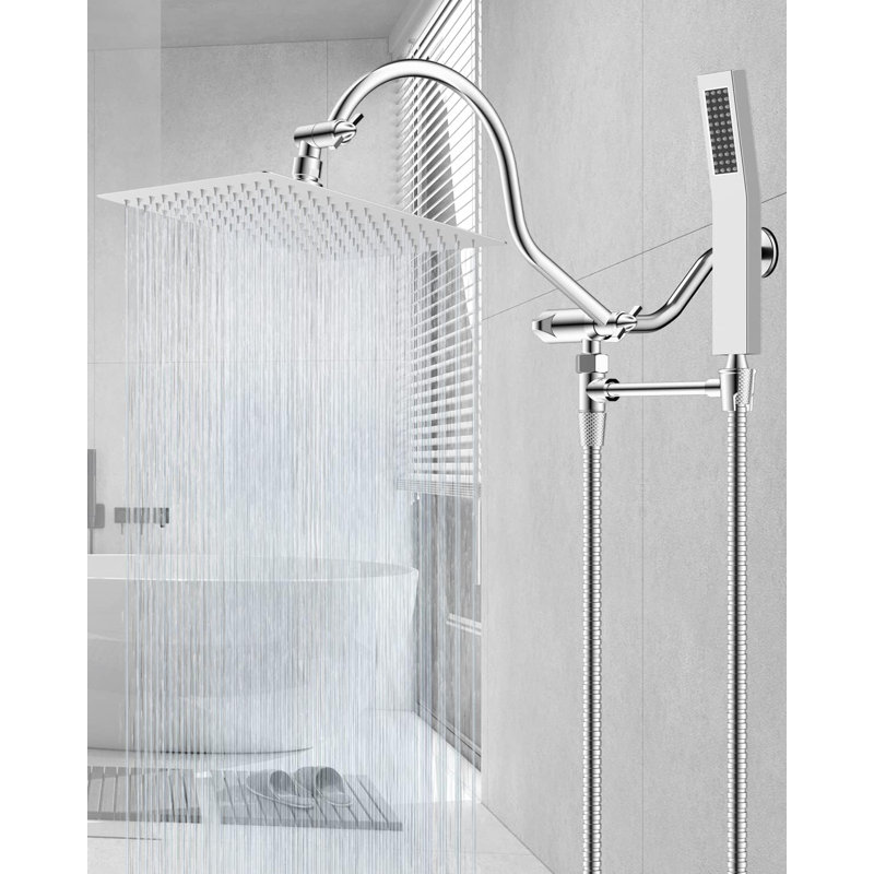 Rain Dual Shower Head 1.75 GPM GPM, Chrome