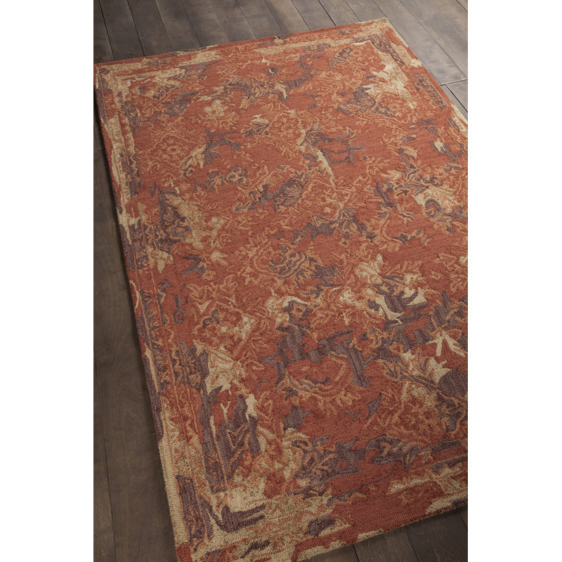 Tapis de zone brun/brun touffeté à la main Collinsburg, 5 pi x 7 pi 6 po