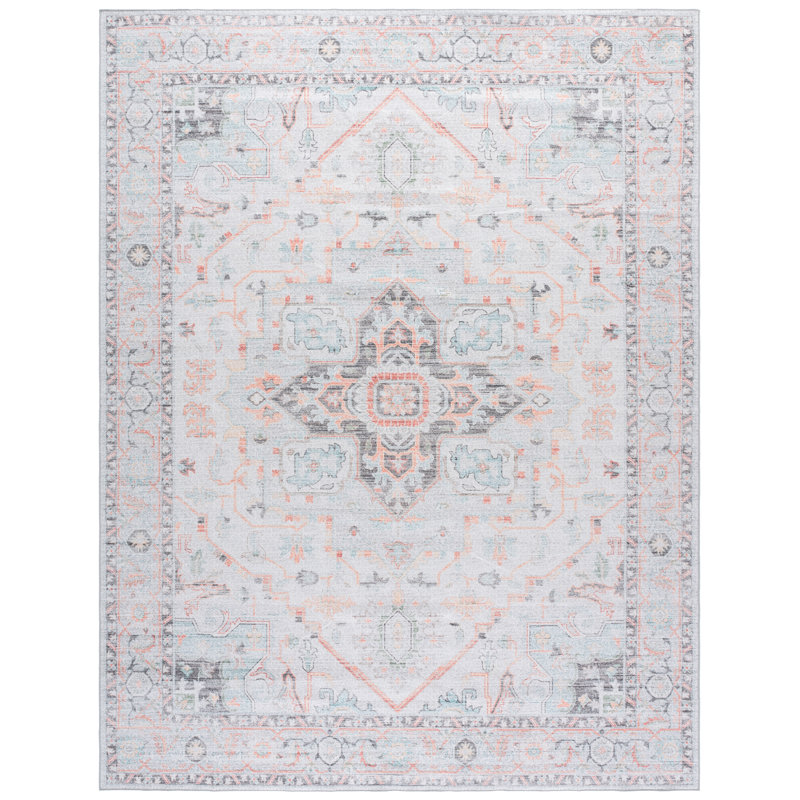 Rosezina Performance Machine Washable Oriental Rug, Rectangle 8' x 10'