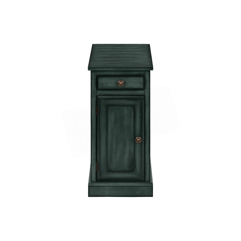 Table d'appoint traditionnelle avec tiroir de rangement