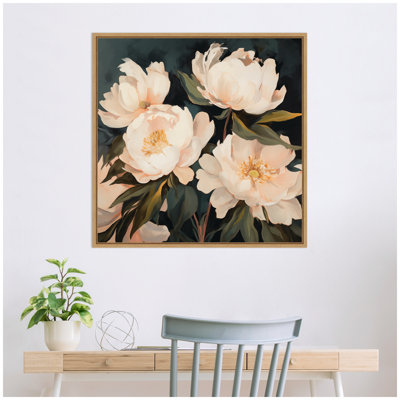 Beautiful Painterly Floral Bouquets 2 by The Creative Bunch Studio Framed Canvas Wall Art Print