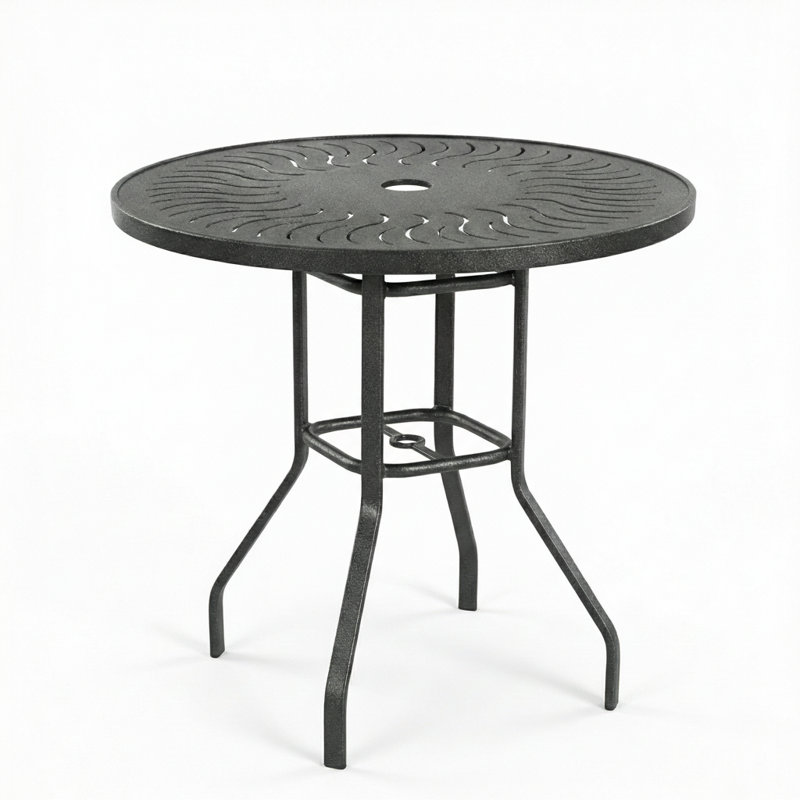 Table de bar ronde 42 po Sacramento, Anthracite