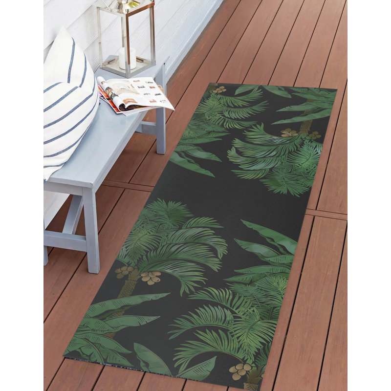 Tapis extérieur In the Jungle, Tapis de couloir 2 pi 6 po x 8 pi