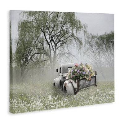 «Overgrown Floral Truck», art mural par Lori Deiter