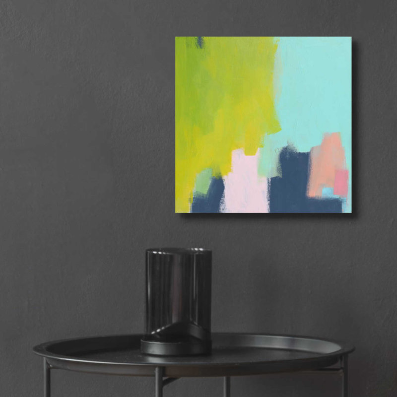 "Pyramide" par Melissa Donoho, H 12 po x l 12 po x P 0,13 po