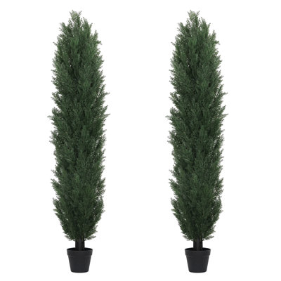Faux Cedar Plant in Pot