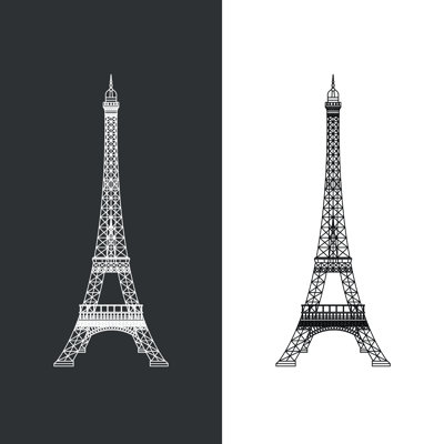 Tour Eiffel - impression sur toile tendue