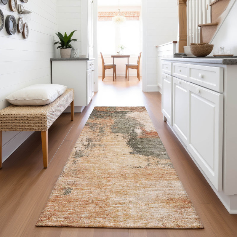 Premium Machine Washable Natoma AMF1068 Modern Rug, Runner 2'3" x 7'6"