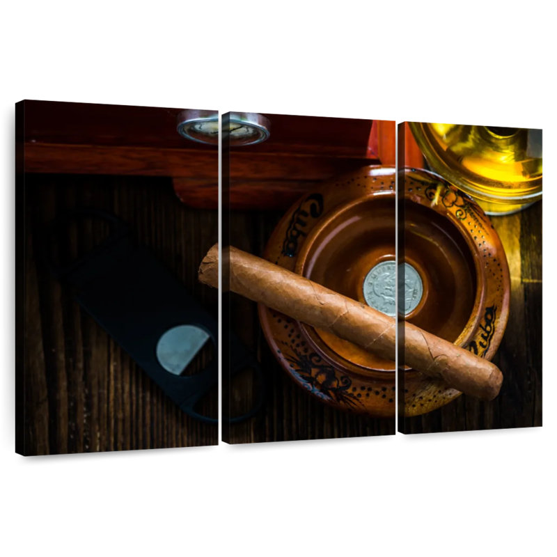 Senne Unlit Cuban Cigar, 24" H x 38" W