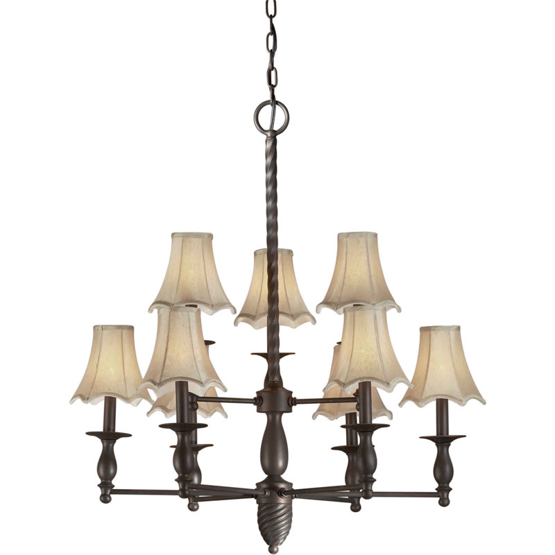Laurene 9 - Light Tiered Chandelier