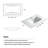 24" Bathroom Vanity Top Only, White Basin,Ceramic