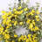 26" Eucalyptus Blossoms Cluster Floral Wreath for Front Door-1674117386