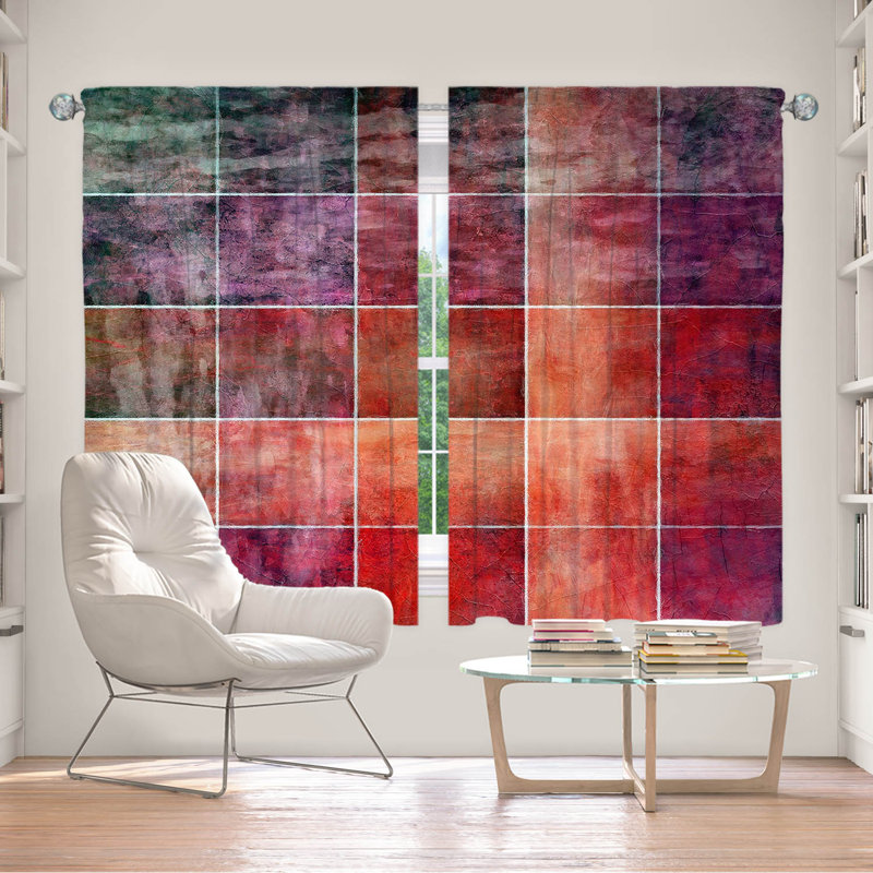 Panneau de rideau thermique occultant avec passe-tringle Delaughter Lava Shades, L 56 po x L 78 po