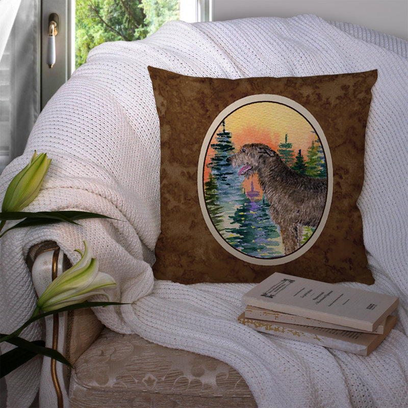 Coussin décoratif intérieur/extérieur irish lévrier