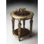 Ranthore Round Brass 20"W Side Table