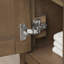 Meuble-lavabo double 72,05 po avec plateau en marbre Jaylea