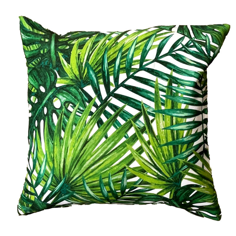 Wisen Indoor / Outdoor Floral Square Throw Cushion