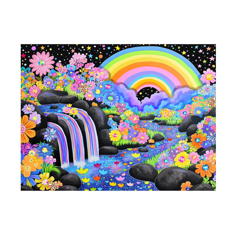 Art sur toile par Jess Stempel, H 14 po x l 19 po