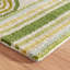 Button Olive Hand Micro Hooked Wool Rug-2087680546