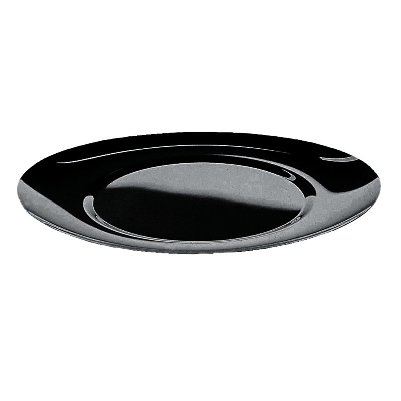 Tendence Oval Charger Plate 15.6" - 1 Piece - Bronze, Black Gold