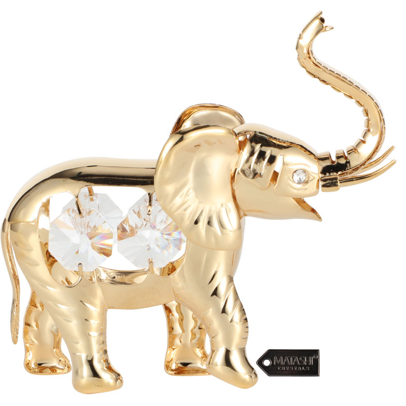 Figurine de table cloutée Elephant