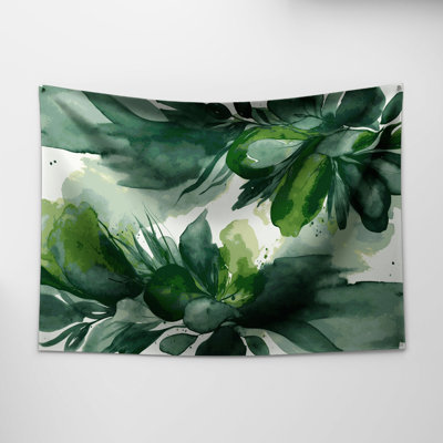 Tapisserie murale aquarelle abstraite 13