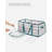 Green-edged Christmas Ornament Storage Box With Compartments