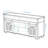 65.3" TV Stand With LED Light Strips And Iron Mesh Barn Door Y Decorative Strip Country  Farmhouse Style-1394666972