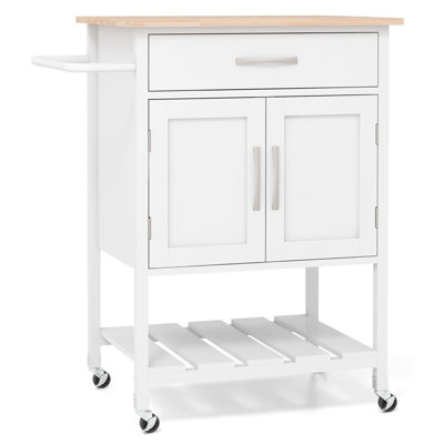 Nepeta 73 cm W Kitchen Cart with Top