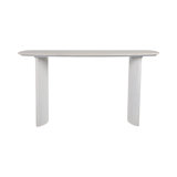Sagebrook Home 60" Catalina Travertine & Fluted Wood Console Table