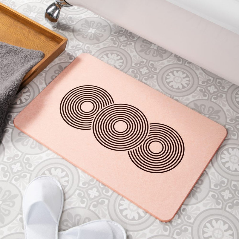 Non-Slip Shower Mat, Pink