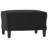  Sofa Chair With Footstool Black Velvet Single Stylish Design-202951163